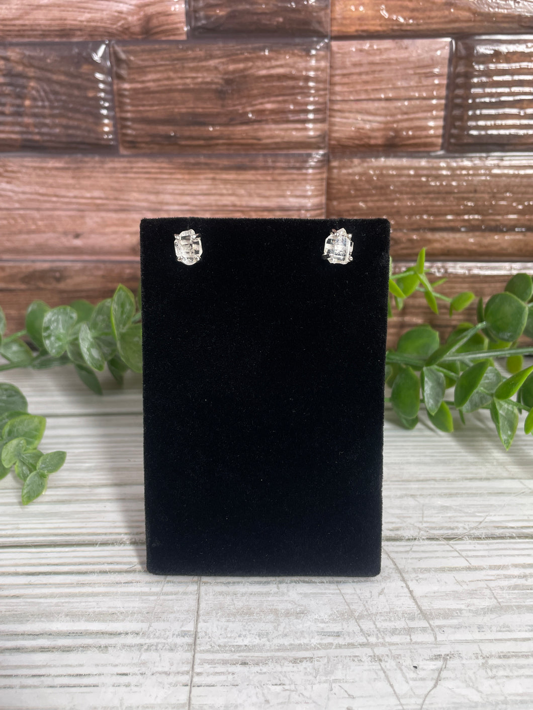 Herkimer Diamond Sterling Silver Stud Earrings