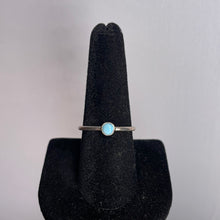 Load image into Gallery viewer, Larimar Size 9 Sterling Silver Ring