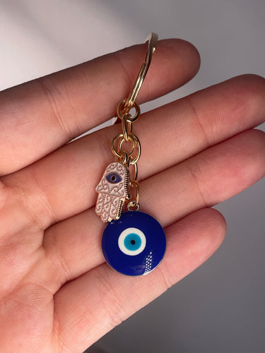 Evil Eye & Hamsa Keychain