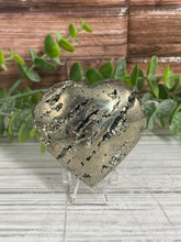 Load image into Gallery viewer, Pyrite Heart Medium