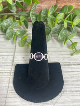 Load image into Gallery viewer, Amethyst SZ 8 Sterling Silver Ring