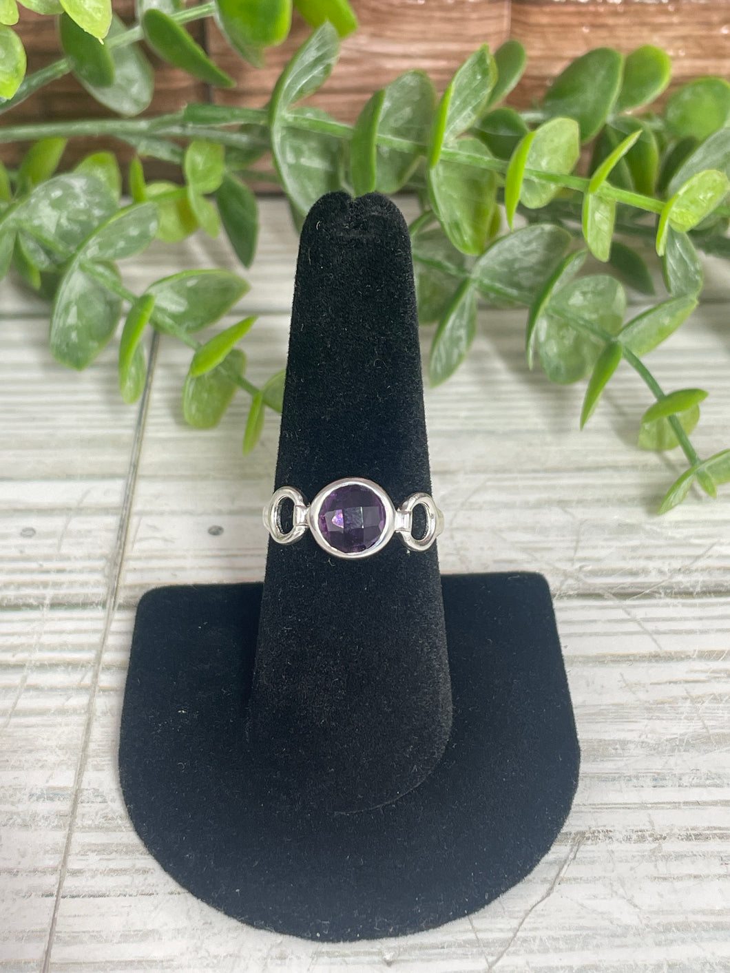 Amethyst SZ 8 Sterling Silver Ring