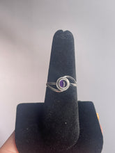 Load image into Gallery viewer, Amethyst SZ 7 Sterling Silver Ring