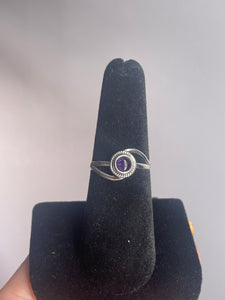 Amethyst SZ 7 Sterling Silver Ring