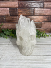 Load image into Gallery viewer, Quartz Cluster Skull Large