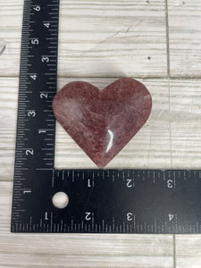 Strawberry Quartz Heart