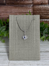 Load image into Gallery viewer, Tanzanite Lotus Sterling Silver Pendant