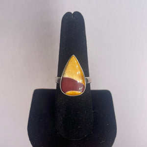 Mookaite Size 8 Sterling Silver Ring