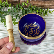 Load image into Gallery viewer, Small Crown Chakra Singing Bowl