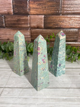 Load image into Gallery viewer, Ruby Fuchsite Obelisk