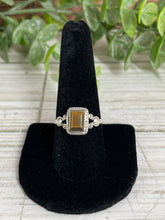 Load image into Gallery viewer, Tiger Eye Size 9.5 Sterling Silver Ring