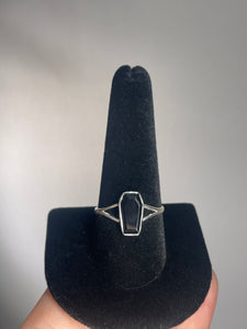 Black Onyx SZ 9.5 Sterling Silver Ring