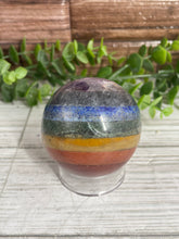 Load image into Gallery viewer, Chakra Bonded Crystal Sphere