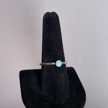 Load image into Gallery viewer, Larimar Size 9 Sterling Silver Ring