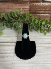 Load image into Gallery viewer, Larimar Size 6 Sterling Silver Ring