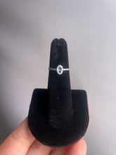 Load image into Gallery viewer, Aquamarine SZ 4 Sterling Silver Ring