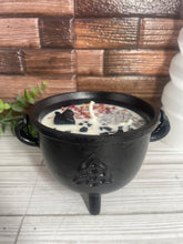 Load image into Gallery viewer, Protection Cast Iron Cauldron Candle