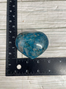 Blue Apatite Heart