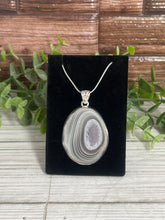 Load image into Gallery viewer, Botswana Agate Sterling Silver Pendant