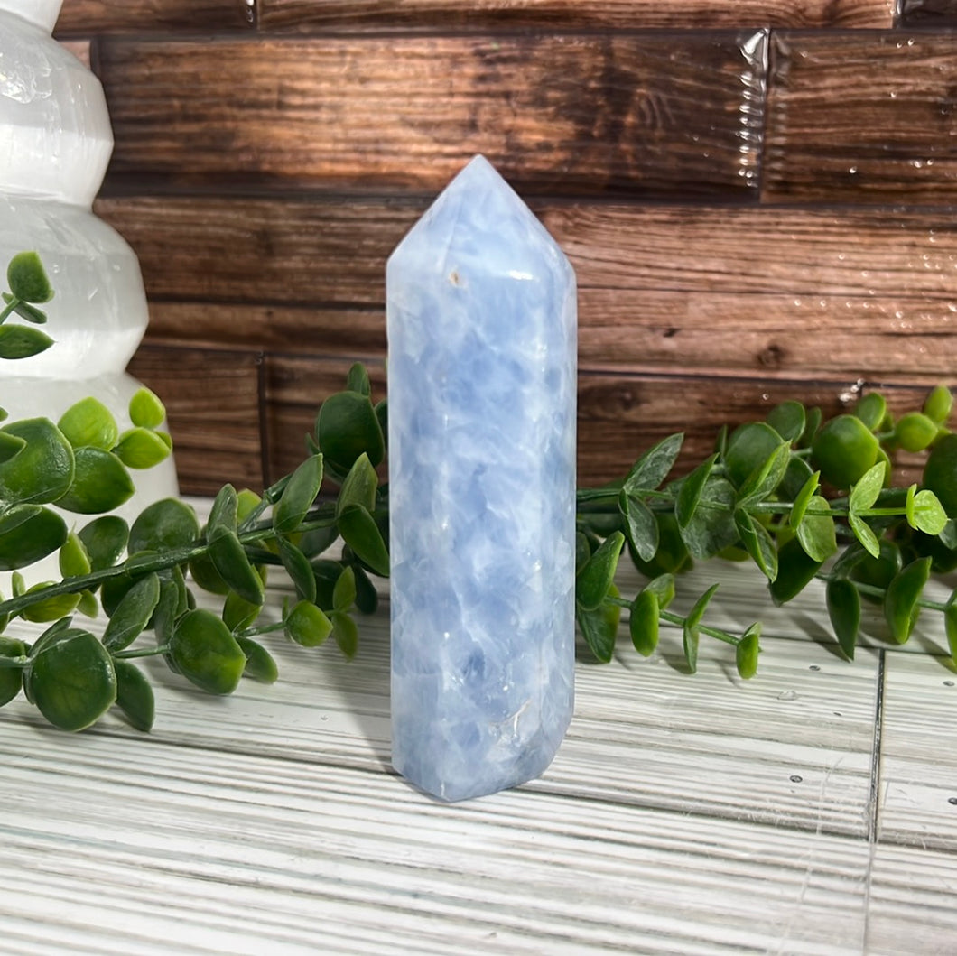 Blue Calcite Tower