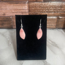 Load image into Gallery viewer, Pink Opal Sterling Silver Earrings