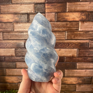 Blue Calcite Flame