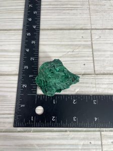 Fibrous Raw Velvety Malachite