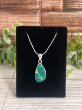 Load image into Gallery viewer, Dioptase Sterling Silver Pendant