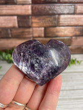 Load image into Gallery viewer, Gem Lepidolite/Mica Heart