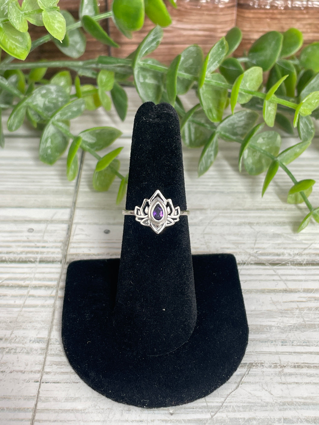 Amethyst SZ 6 Sterling Silver Ring