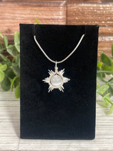 Load image into Gallery viewer, Selenite Star/Snowflake Wire-Wrapped Pendant