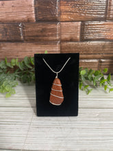 Load image into Gallery viewer, Goldstone Wire-Wrapped Pendant