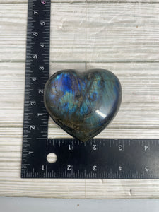 Labradorite Heart