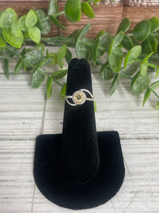 Citrine SZ 4 Sterling Silver Ring