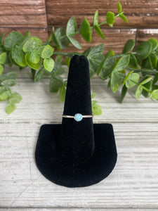 Larimar SZ 8 Sterling Silver Ring