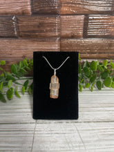 Load image into Gallery viewer, Orange Quartz Wire-Wrapped Pendant