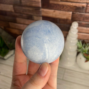 Blue Calcite Sphere