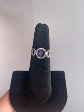 Load image into Gallery viewer, Amethyst SZ 5 Sterling Silver Ring