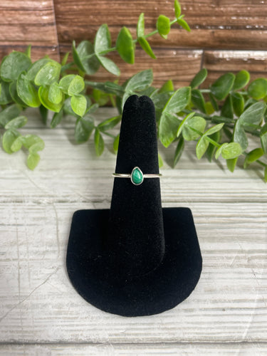 Malachite SZ 6 Sterling Silver Ring