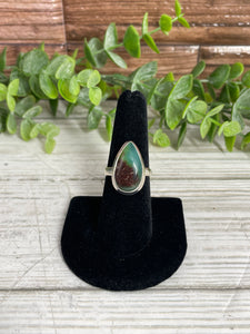 Chrysoprase SZ 7 Sterling Silver Ring