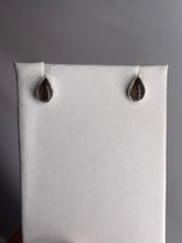 Load image into Gallery viewer, Smoky Quartz Sterling Silver Stud Earrings