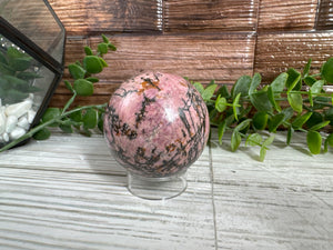 Rhodonite Sphere