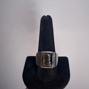 Smoky Quartz Size 13 Sterling Silver Ring