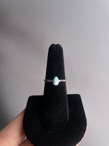 Larimar SZ 6 Sterling Silver Ring