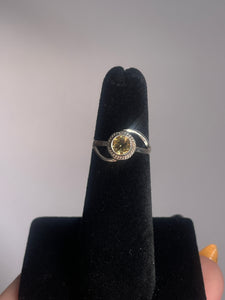 Citrine SZ 4 Sterling Silver Ring