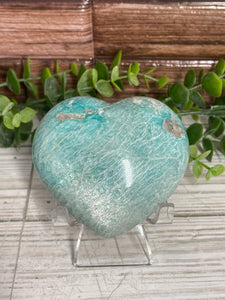 Amazonite Heart