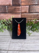 Load image into Gallery viewer, Red Jasper Wire-Wrapped Pendant