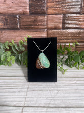 Load image into Gallery viewer, Chrysoprase Wire-Wrapped Pendant