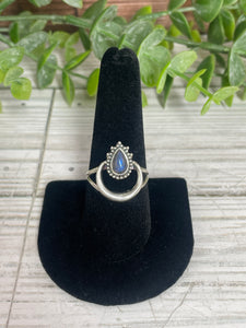 Labradorite SZ 9 Sterling Silver Ring