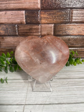 Load image into Gallery viewer, Fire Quartz Heart Large